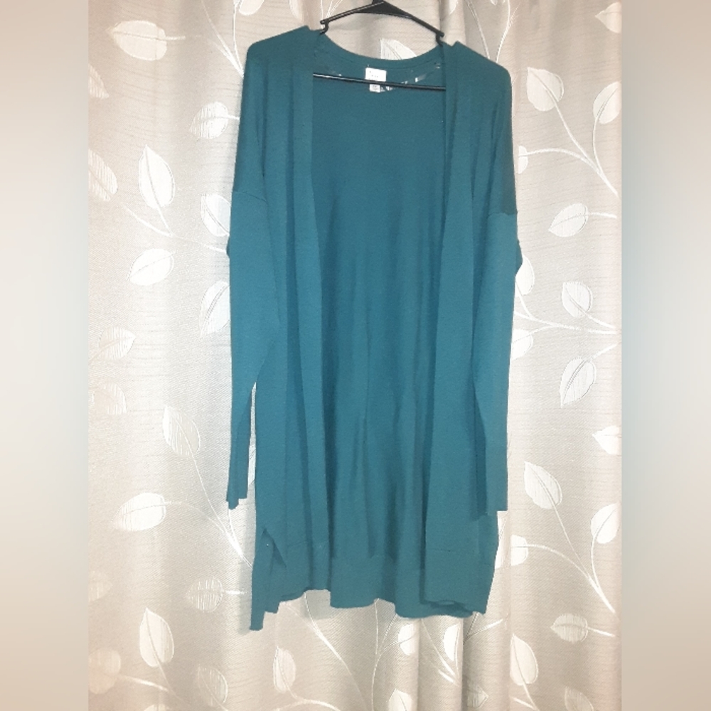 A New Day XXL Green Cardigan